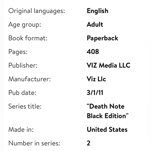 Death Note Black Edition: Death Note Black Edition, Vol. 2 (Series #2) - Picture 7 of 7